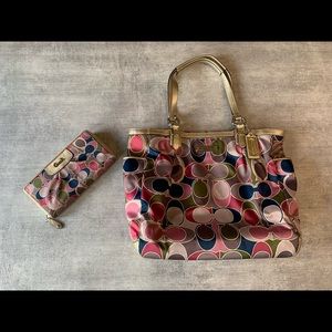 Coach Purse plus Wallet